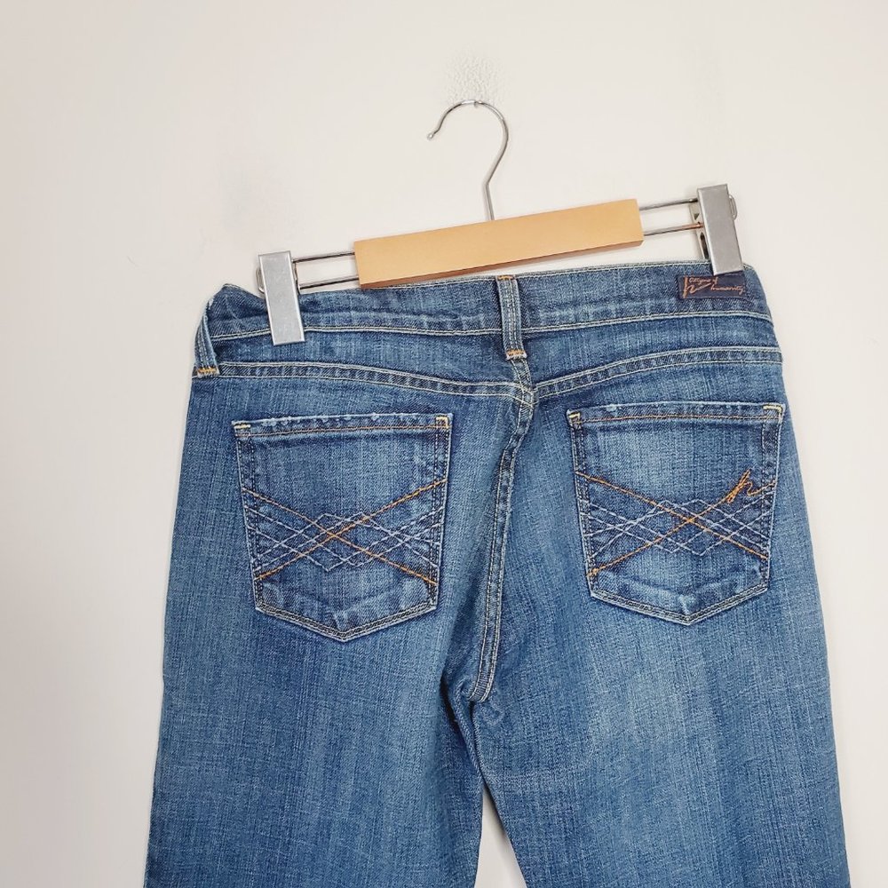 Citizens Of Humanity Blue Elle Low Waist Boot Cut Jeans - Picture 8 of 13
